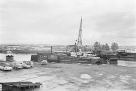 Burlington Northern bridge at Tacoma, Washington, in 1971.