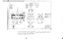 Spokane, Portland and Seattle Railway Engineering Drawing: Shop Plan - Axle Bearing As, Turntable...