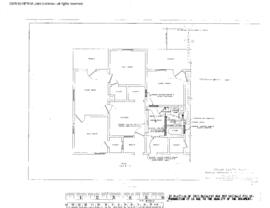Spokane, Portland, and Seattle Railway Engineering Drawing, Foreman's Cottage (Oregon Electric Ra...