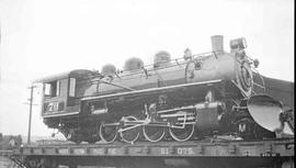 White Pass & Yukon Railroad Steam Locomotive Number 70 at South Tacoma, Washington, circa 1943.