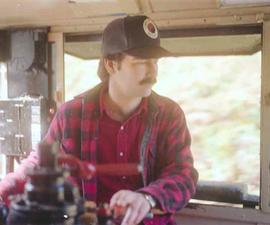 Lewis & Clark Railway Railroad Crew at Moulton Falls, Washington in October, 1988.