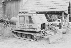 School bus at Lester, Washington, in 1974.