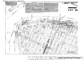 Plat Map of Northern Pacific Facilities at Aberdeen , Washington, 1917