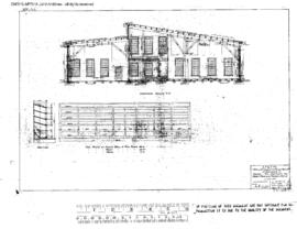 Spokane, Portland, and Seattle Railway Engineering Drawing, Roundhouse at Vancouver, Washington, ...