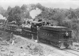 Bellingham & Northern Short Lines Steam Locomotive Number 6, circa 1938.