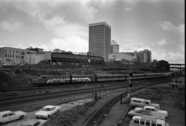 Amtrak diesel locomotives 9822 at Tacoma, Washington in May 1971.