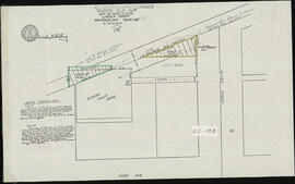 Great Northern Plat Map, Odessa, Washington.  Land Acquisition, 1976