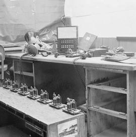 Northern Pacific dispatchers office at Tacoma, Washington, circa 1962.