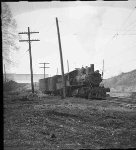 Pacific Coast Railroad steam locomotive number 16 near Renton, Washington in 1951.