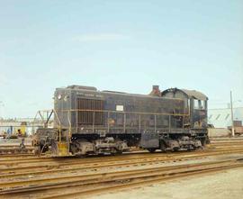 Vancouver Wharves Terminal Diesel Locomotive Number 24 at North Vancouver, British Columbia in Ju...