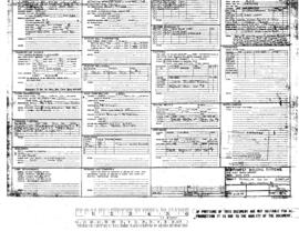 Burlington Northern Engineering Drawing, Unnamed Structure at Alamira, Washington, 1984