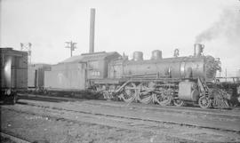 Great Northern Railway steam locomotive number 1458 at Tacoma, Washington on January 11, 1935.