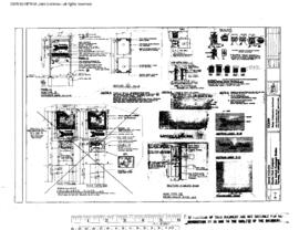 Amtrak Engineering Drawing, Amtrak Depot at Tacoma, Washington, 1983