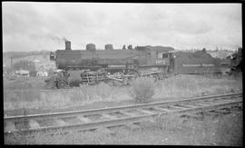 Northern Pacific steam locomotive 1672, circa 1950.