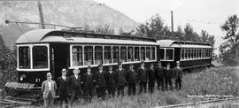 Nelson Municipal Street Railway of British Columbia streetcar 21 at Nelson, British Columbia on J...