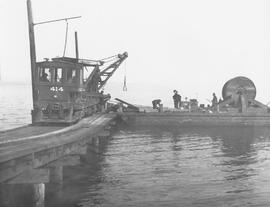 Seattle Municipal Railway Number 414 at the Madrona Pier- Lake Washington, Seattle, Washington, 1...