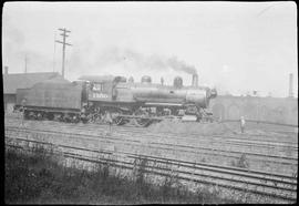 Northern Pacific steam locomotive 1350 at Tacoma, Washington, in 1934.