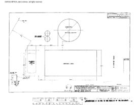 Burlington Northern Engineering Drawing, Wastewater Treatment Facility at Auburn, Washington, 1978