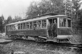 Tacoma Railway and Power Company streetcar 127 at Tacoma, Washington in 1917.