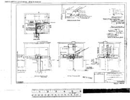 Great Northern Engineering Drawing, Locomotive Washing Facilities at Havre, Montana, 1968