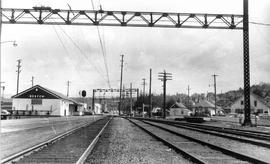 Pacific Coast Railroad station at Renton, Washington in 1952.