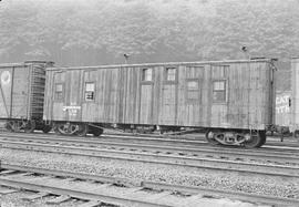 Northern Pacific Railroad Bunk Car Number 200841 at Tacoma, Washington in September, 1969.