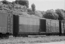 Chicago, St. Paul, Minneapolis and Omaha Boxcar 1765, Bellingham, Washington, undated