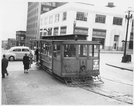 Seattle Municipal Railway cable car 60, Seattle, Washington, circa 1940