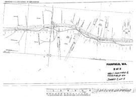 Plat Map of Great Northern Facilities at Fairfield, Washington, 1952