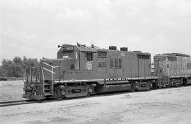 Missouri Pacific Railroad diesel locomotive 1902 at Alexandria, Louisiana on June 22, 1978.