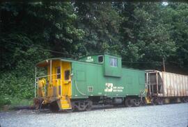 Burlington Northern 12529 at Everett, Washington in 1995.