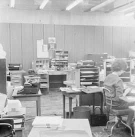 Northern Pacific dispatchers office at Tacoma, Washington, in 1966.