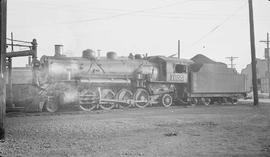 Northern Pacific steam locomotive 1655 at Tacoma, Washington, in 1939.