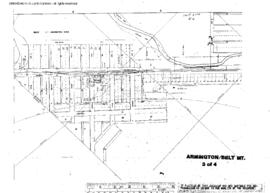 Plat Map of Great Northern Facilities at Armington-Belt, Montana, 1954