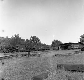 Canadian Railway Museum steam locomotive at Delson, Quebec on August 24, 1969.