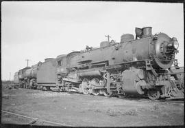 Northern Pacific steam locomotive 1780 at Auburn, Washington, in 1935.