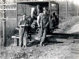 Northern Pacific Railroad employees in Washington State in 1950.