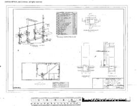 Great Northern Engineering Drawing, Depot at Coeur D'Alene, Idaho, 1963