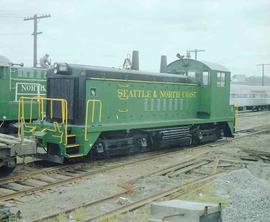 Seattle & North Coast Railroad Diesel Locomotive Number 614 at Seattle, Washington in August,...