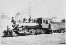 Bellingham Bay & British Columbia Steam Locomotive Number 5, circa 1910.