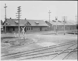 Northern Pacific station at Sumner  Washington, circa 1927.