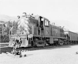 Spokane, Portland and Seattle (SP&S) Diesel Locomotive Number 62, Wishram, Washington, May 28...