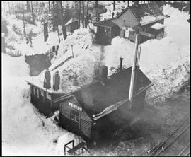 Northern Pacific station at Weston, Washington, circa 1912.