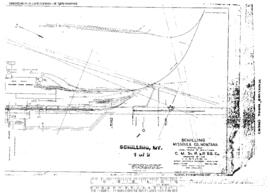 Plat Map of Milwaukee Road Facilities at Schilling, Montana, 1955