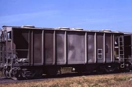 Northern Pacific hopper car number 75476 at Bellingham, Washington, in 1977.