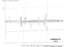 Plat Map of Northern Pacific Facilities at Cardwell, Montana, 1932