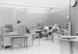 Northern Pacific dispatchers office at Tacoma, Washington, circa 1962.