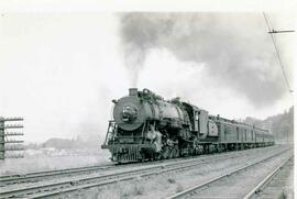 Great Northern Railway steam locomotive 2504 at Black River, Washington, undated.