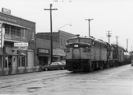 Spokane, Portland and Seattle (SP&S) Diesel Locomotive Number 856, Ranier, Oregon, undated