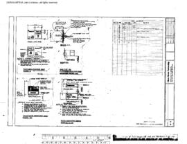 Amtrak Engineering Drawing, Amtrak Depot at Tacoma, Washington, 1983
